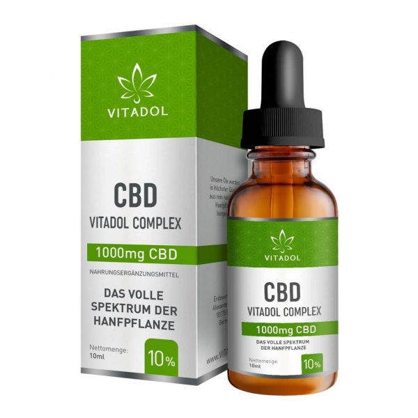 Vitadol Complex Vollspektrum CBD Öl 1000 mg CBD